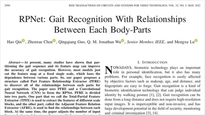 RPNet: Gait Recognition with Relationships Between Each Body-Parts featured image