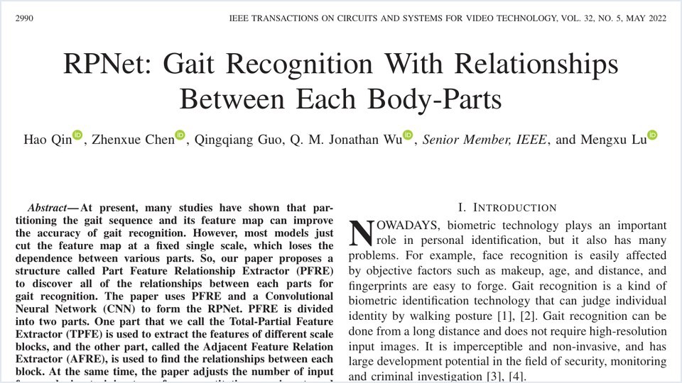RPNet: Gait Recognition with Relationships Between Each Body-Parts thumbnail
